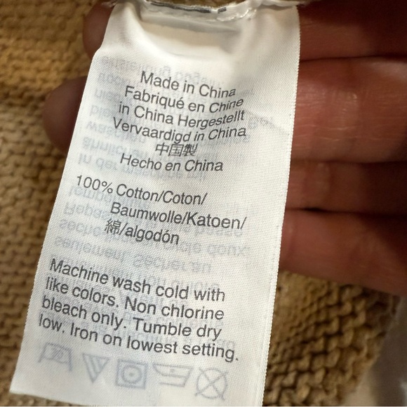 J. Crew Cream Crew Neck Sweater 1988 heritage cotton Rollneck size Large - Picture 13 of 13